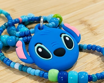 Stitchy - Airtag Stitch Beaded Necklace for Kids