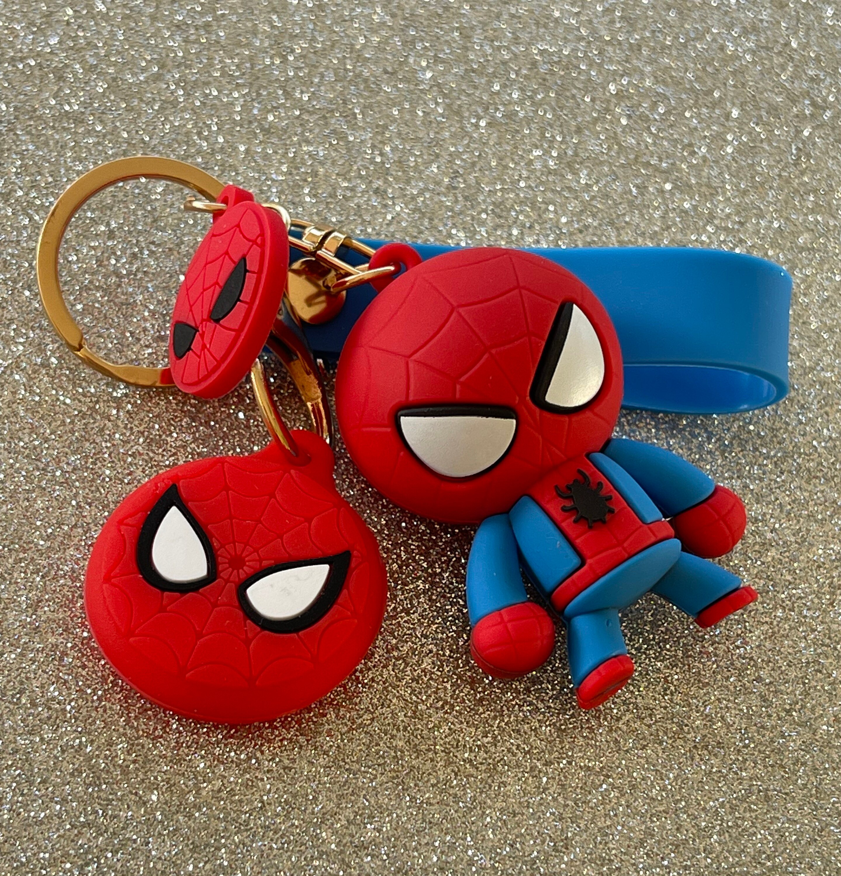 Spider Super Hero AirTag Keychain 