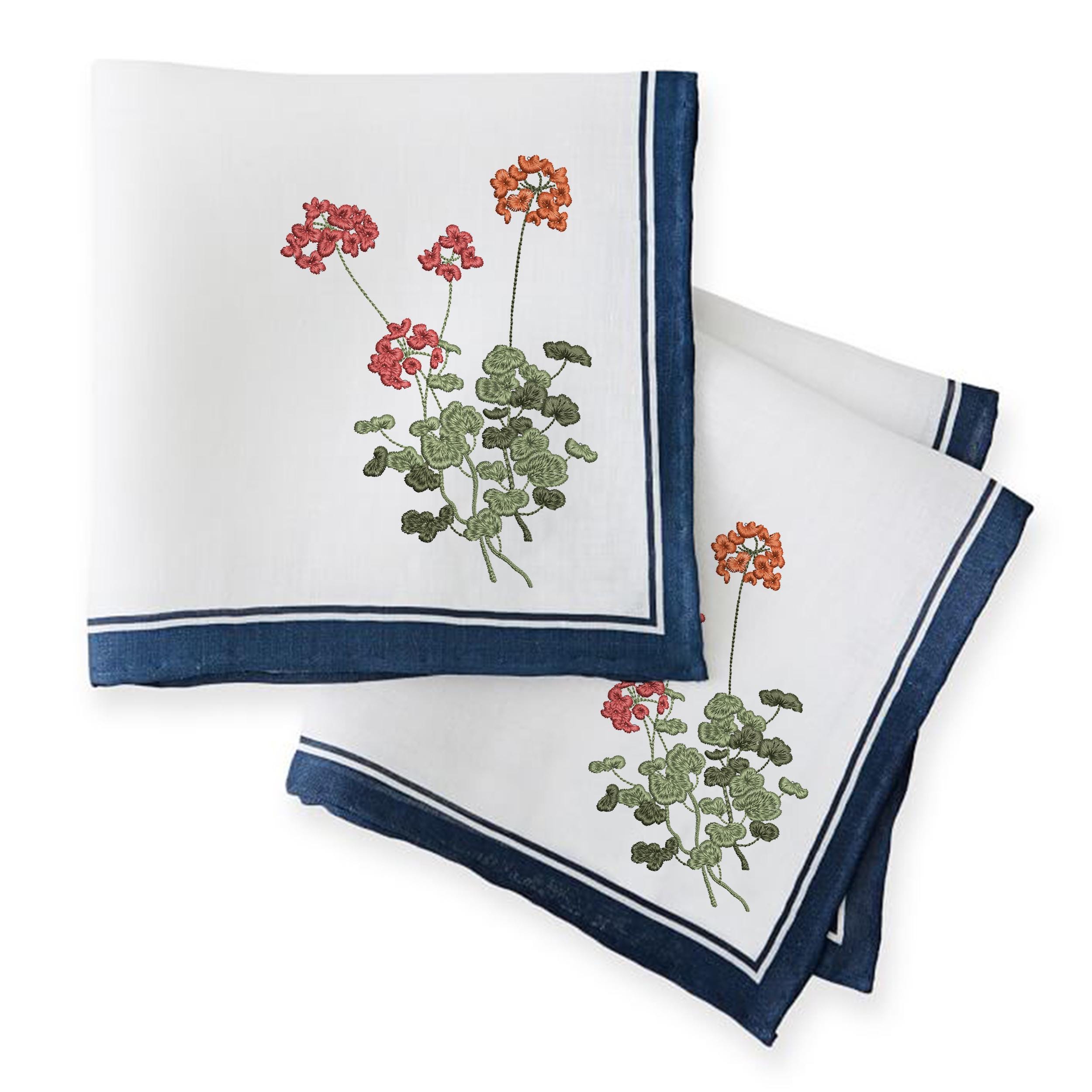 Geranium Flower Machine Embroidery Design, Pattern Instant Download Zip ...