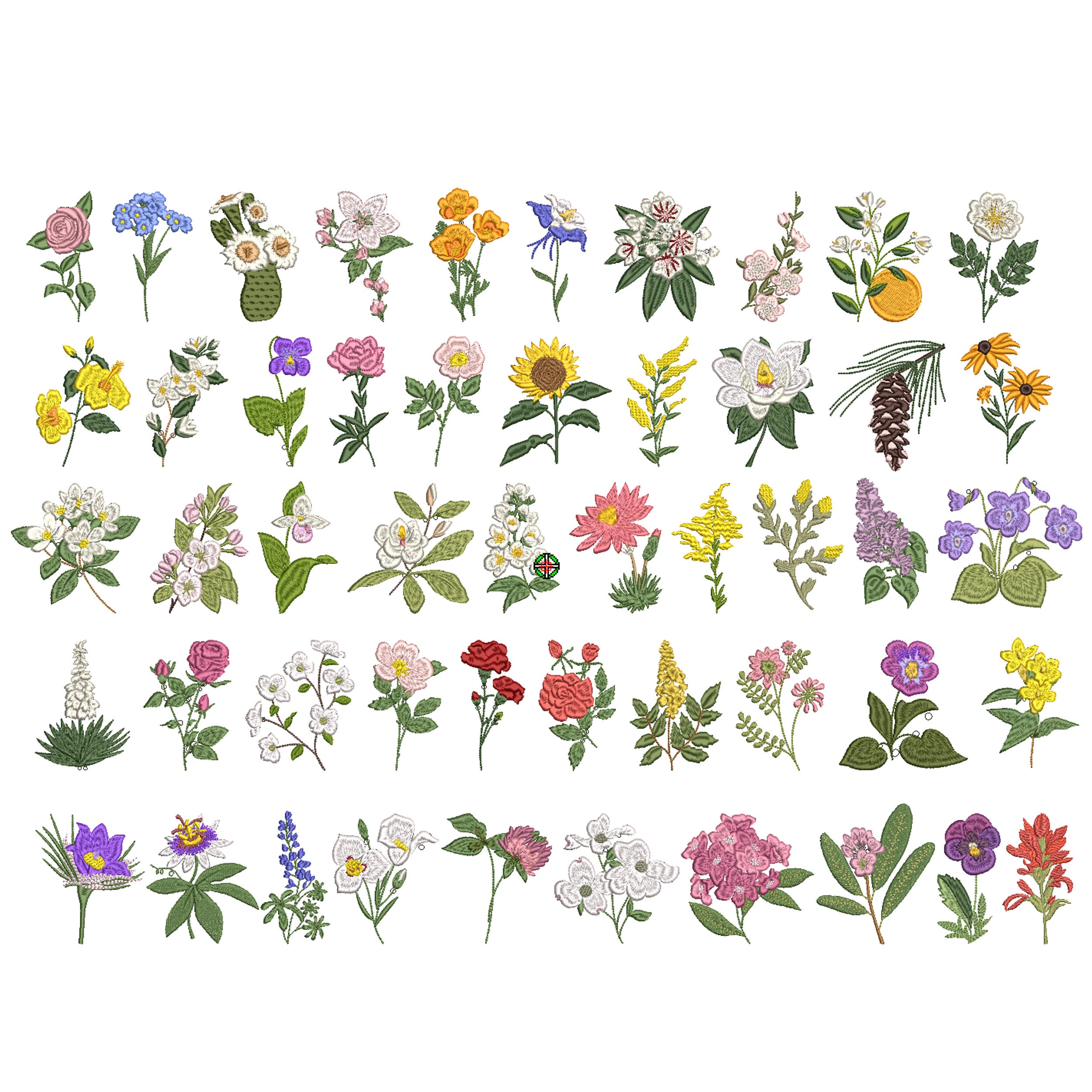 flower embroidery latte stina Lサイズ flower embroidery latte stina Lサイズ