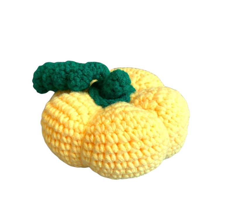 Handmade pretend food for kids, pretend kitchen, educational sensory toys simulation toys Pumpkin