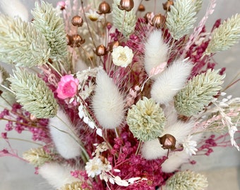 Bouquet de fleurs séchées pour la saint-valentin