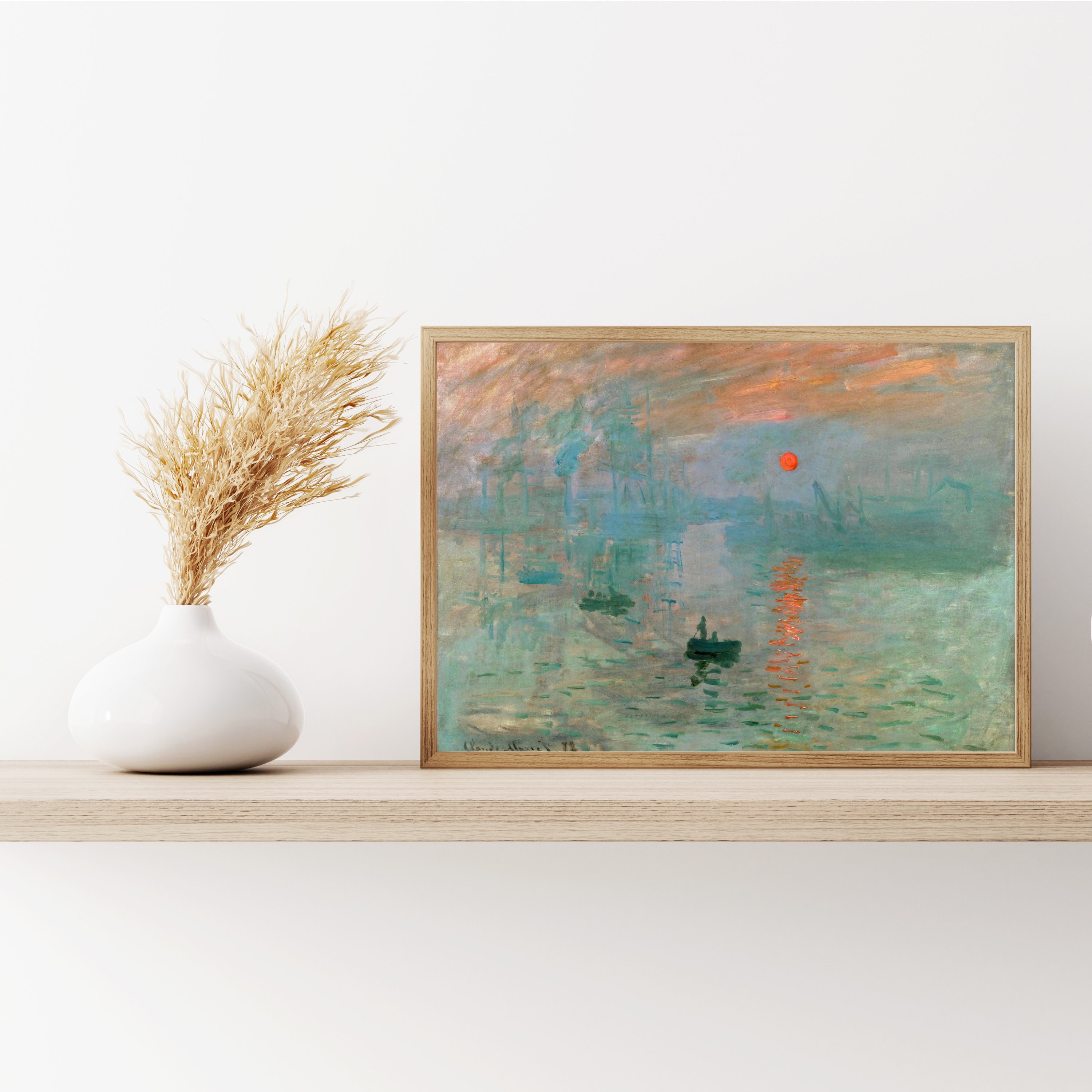 クロード・モネ 印象派 日の出 | 印象派 風景画 | 抽象アート