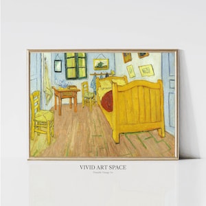 Vincent van Gogh - Bedroom in Arles (1st Version) | Impressionist Art Print | Famous Painting Print | Printable Wall Art | Digital Download
