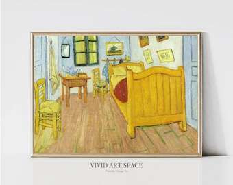 Vincent van Gogh - Chambre à coucher à Arles (1ère version) | Impression d’art impressionniste | Impression de peinture célèbre | Art mural imprimable | Téléchargement numérique