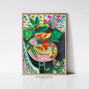 Henri Matisse Goldfish | Fauvism Painting Print | Modern Colorful Poster | Vibrant Art Print | Printable Wall Art | Digital Download