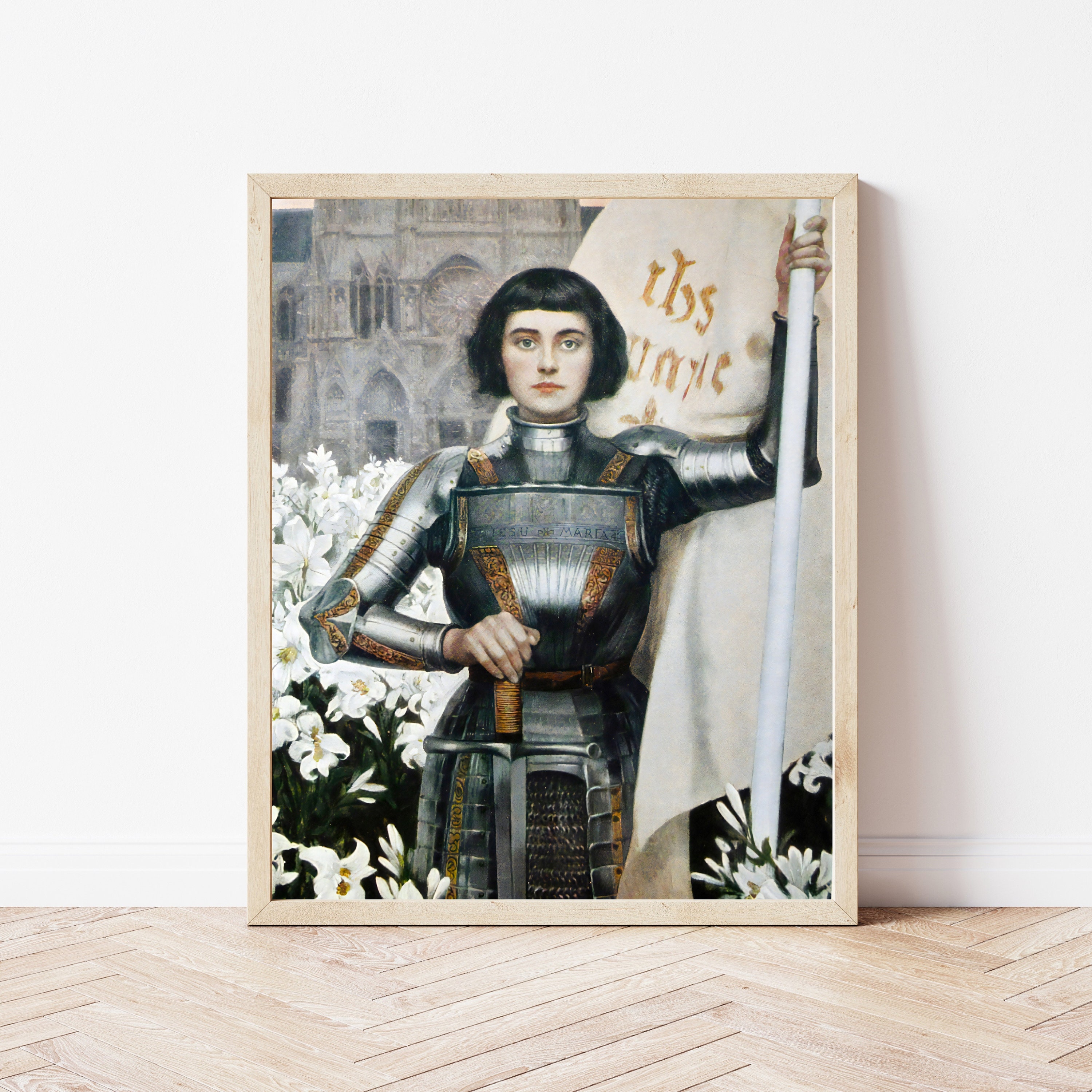 Joan of Arc by Albert Lynch | Woman Portrait Painting | Art Nouveau  Painting | Vintage Saint Print | Printable Wall Art | Digital Download -  Etsy, image size:3000x3000
