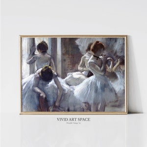 Edgar Degas Dançarinos em Repouso | Pintura impressionista de retrato de bailarina | impressão da arte do dançarino | Arte de parede para impressão | Download Digital