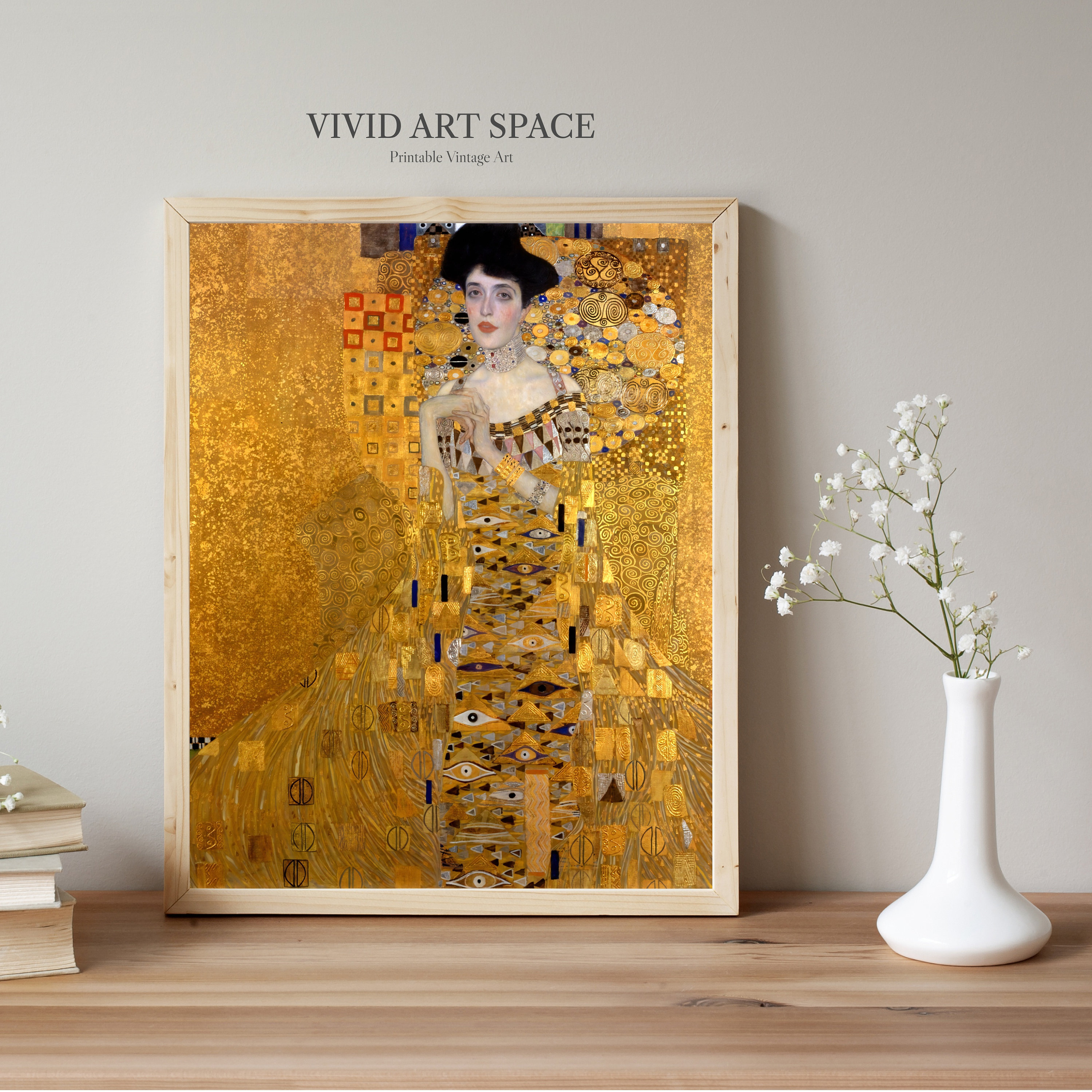 Portrait of Adele Bloch-bauer I (woman in Gold) by Gustav Klimt ...