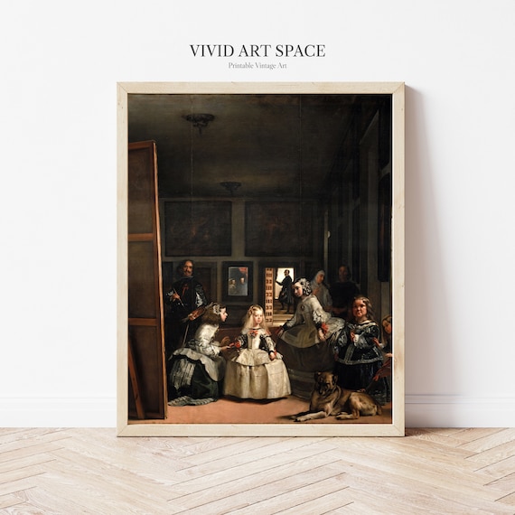 Las Meninas (the Ladies-in-waiting) by Diego Velazquez | Printable