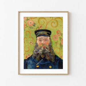 Vincent Van Gogh Postman Joseph Roulin | Impressionist Painting | Man ...