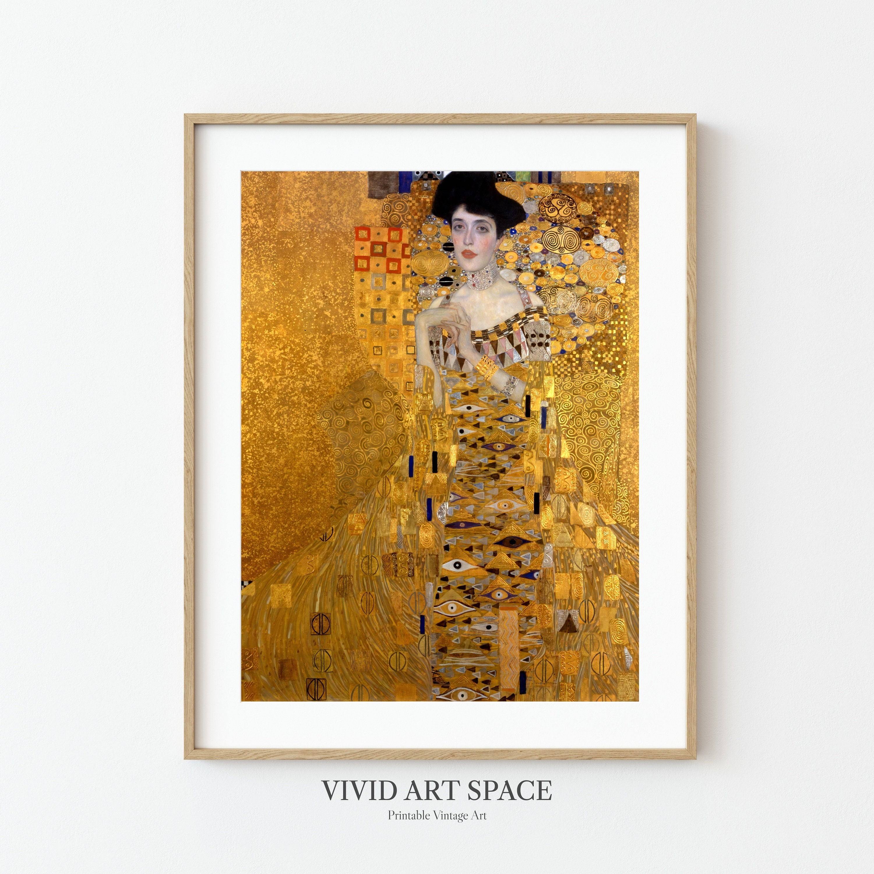 Portrait of Adele Bloch-bauer I (woman in Gold) by Gustav Klimt ...