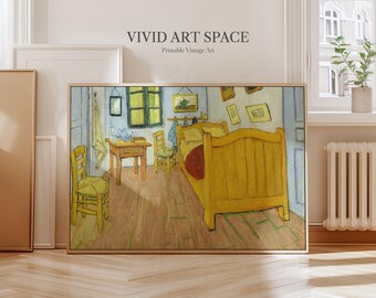 Vincent van Gogh Painting Print - Bedroom in Arles 1 | Canvas Print | Giclée Print | Fine Art Print | Large Wall Art | Impressionist Art
