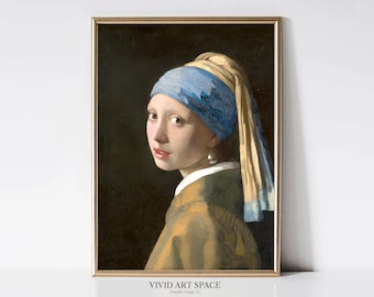 絵画の解説】フェルメール「真珠の耳飾りの少女」【モデルの正体