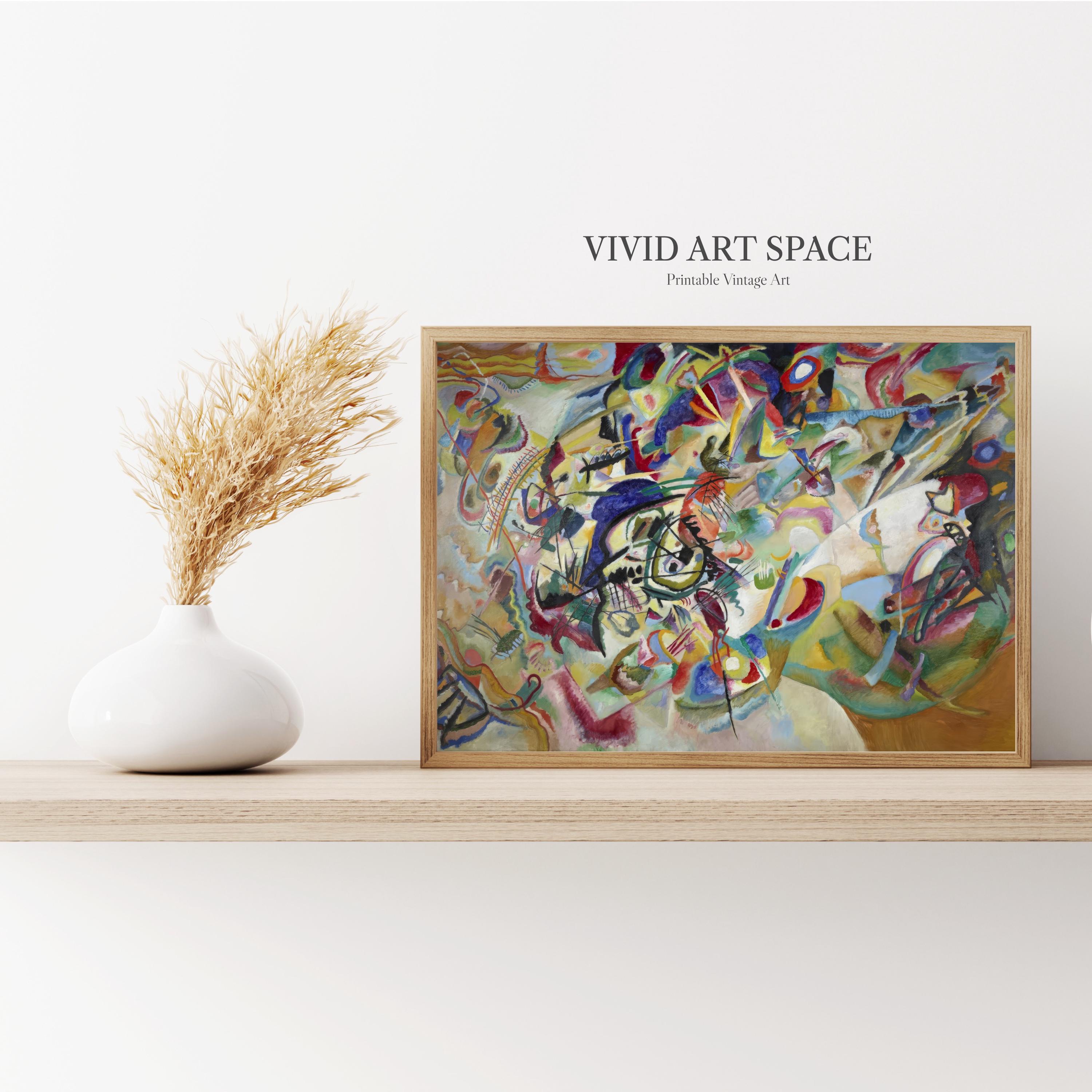 カンディンスキー作「コンポジション VII」｜現代抽象絵画｜幾何学