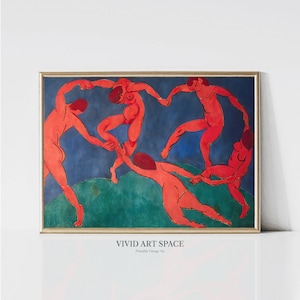 Henri Matisse Tanz | Fauvismus Malerei | Abstrakter Kunstdruck | Modern Art Print | Tanz-Druck | Druckbare Wandkunst | Digitaler Download