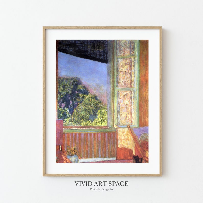 The Open Window by Pierre Bonnard | Post-impressionist Art Print ...
