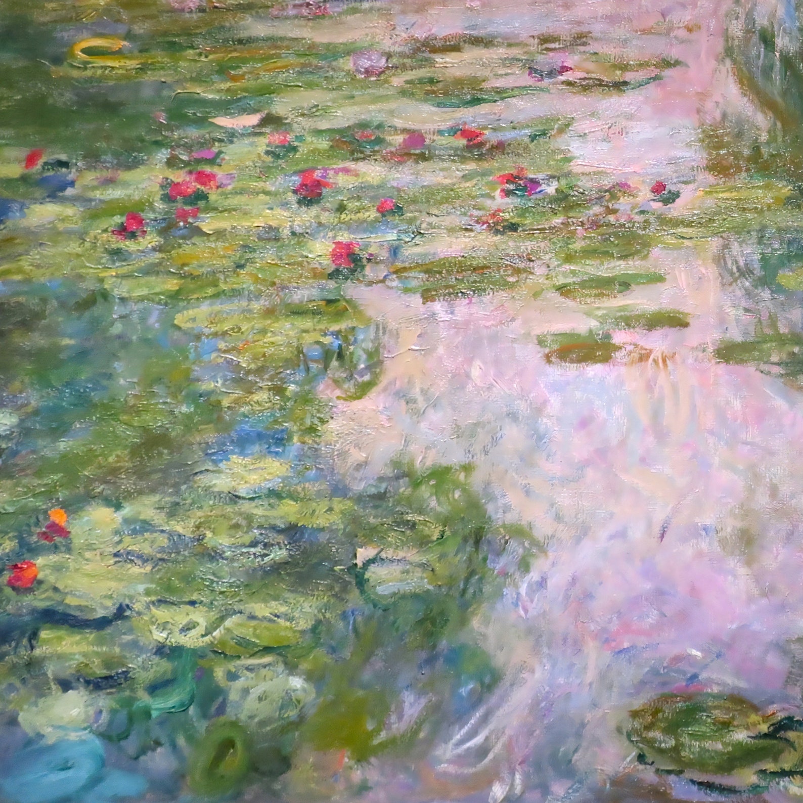 Claude Monet Water Lilies | Impressionist Landscape Painting | Garden ...