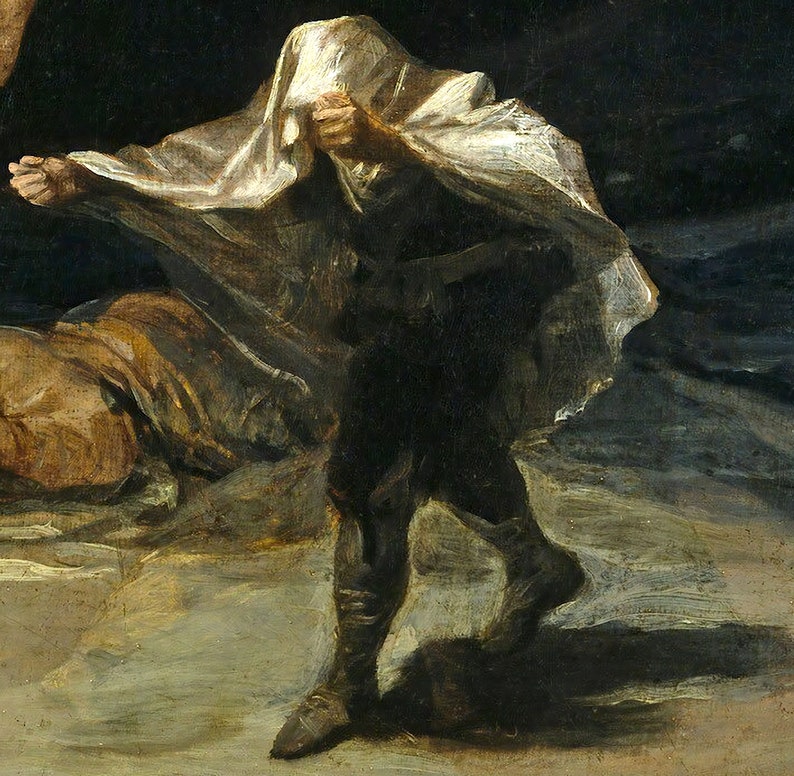 Le Vol des sorcières de Francisco Goya Peinture classique - Etsy France