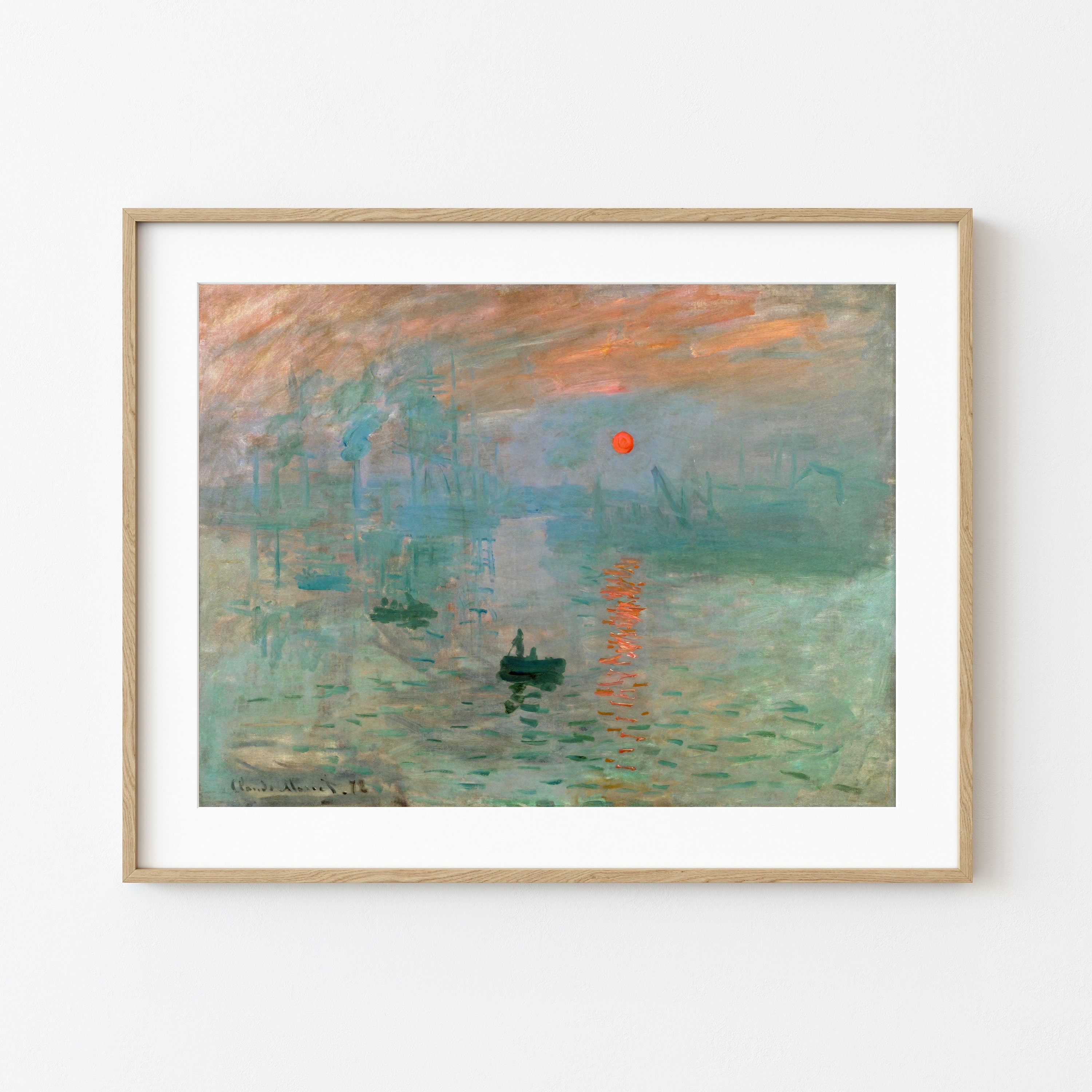クロード・モネ 印象派 日の出 | 印象派 風景画 | 抽象アート