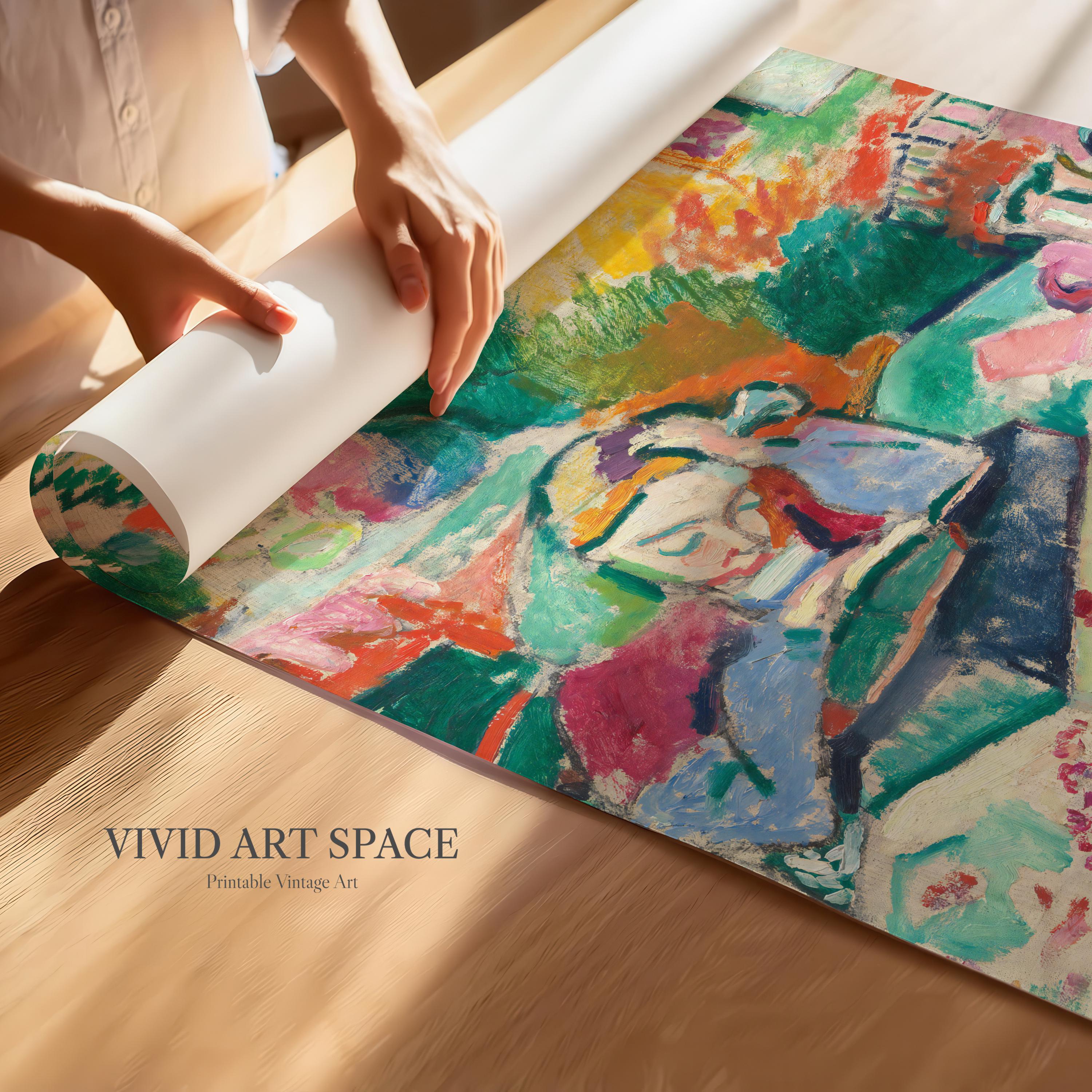 Henri Matisse Painting Print - Interior With a Young Girl | Canvas ...
