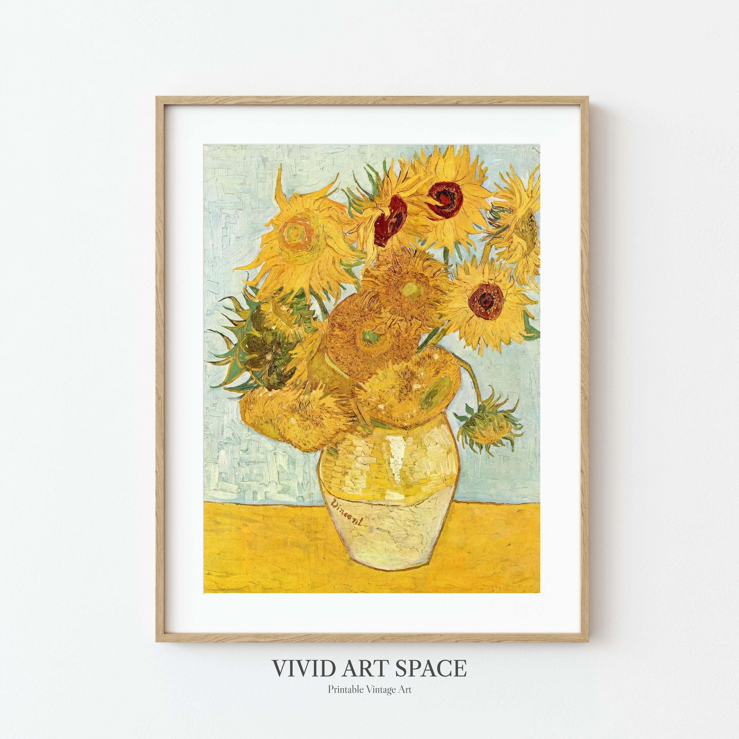 フィンセント・ファン・ゴッホ「ひまわり No.2」｜印象派の花の絵画