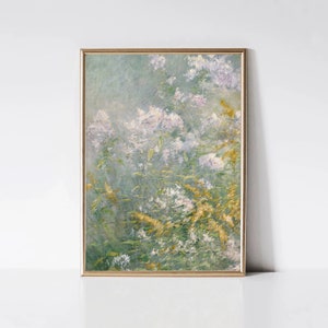 Meadow Flowers Painting | Abstract Art Print | American Impressionist Print | Modern Art Print | Printable Wall Art | Digital Download