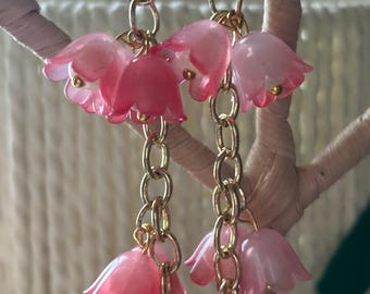 Kolczyki z małymi kwiatami