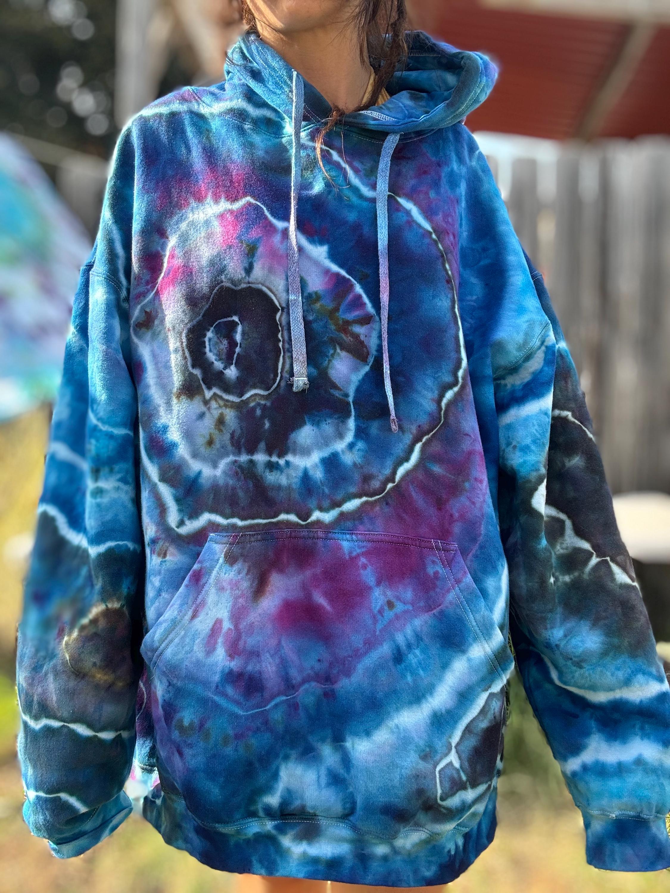 Sudadera Tie Dye Sudaderas Con Manchas De Colores Red Tie Dye