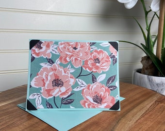Handmade Note card Set of 3| Physical Card Notecard Floral| Birthday Card Handmade