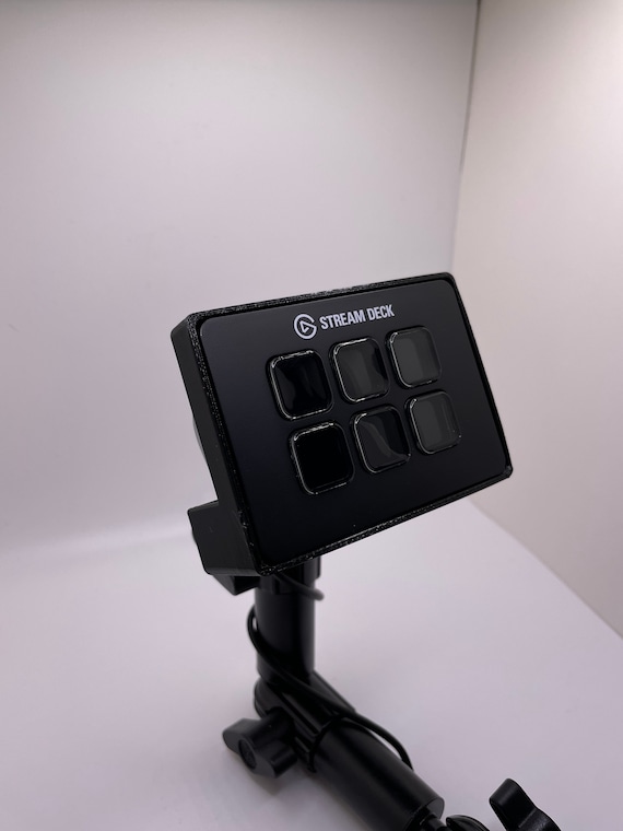 Elgato Stream Deck Mini 3d-printed Mounting Adapter – 1/4-20