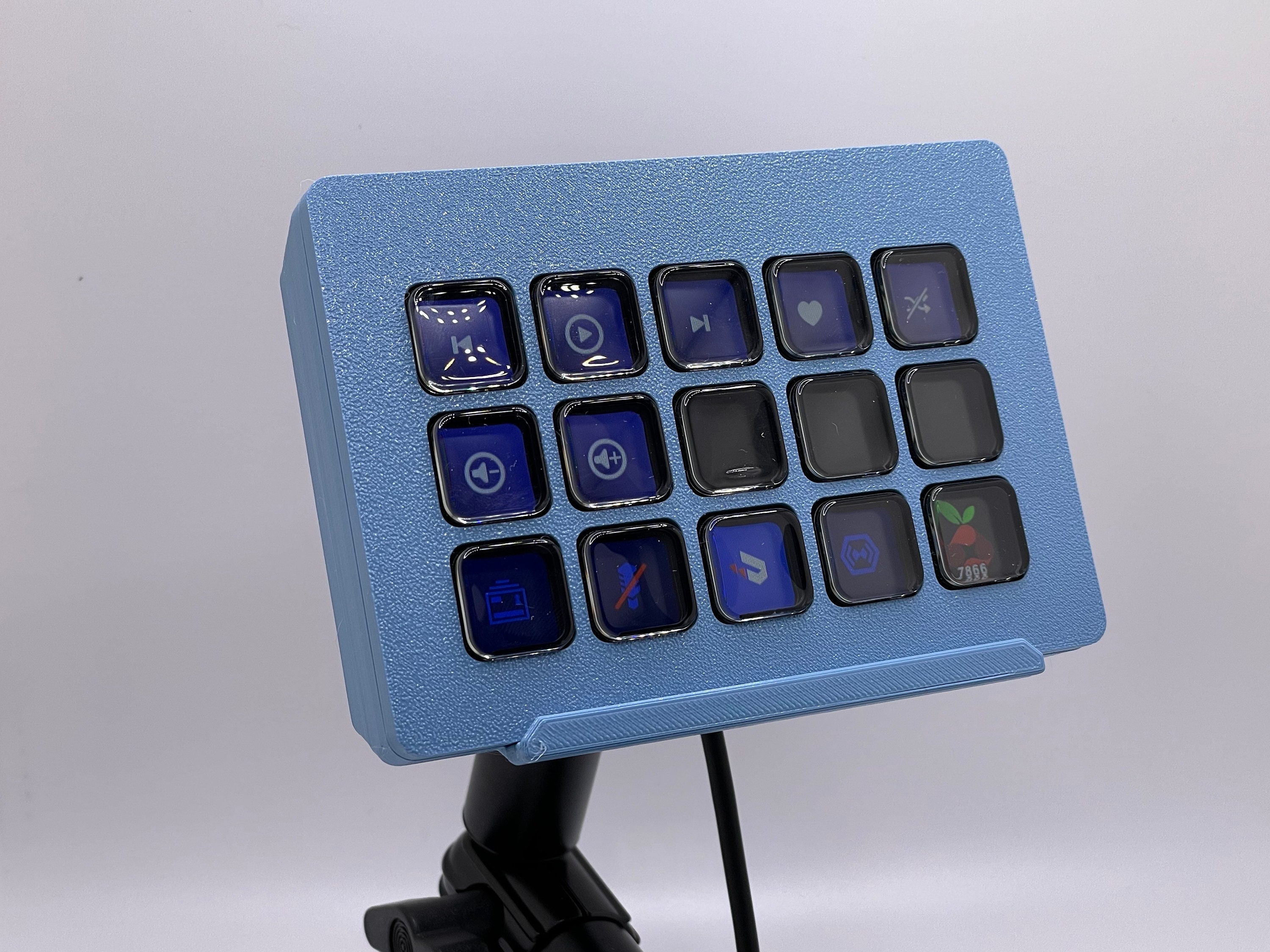 Pixel Purplestone Block Elgato Stream Deck Mini Skin