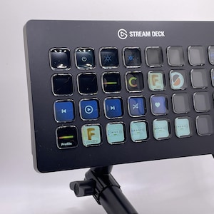 Flexible Montageplatte für Elgato StreamDeck XL - 1/4-20 Stativadapter kompatibel
