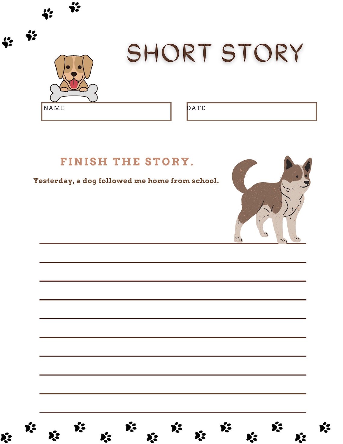 finish-the-story-creative-writing-worksheets-etsy