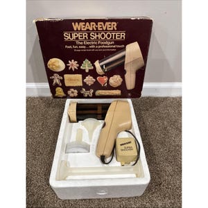 VTG Wear-Ever Super Shooter 70123 Electric Cookie Press FoodGun Complete TESTED