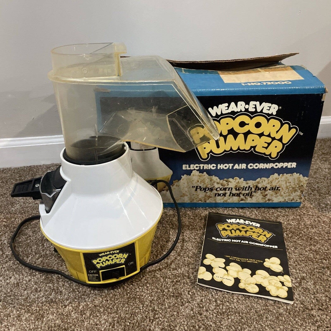 Wear Ever POPCORN PUMPER Hot Air Popper 72000 Complete in BOX Etsy