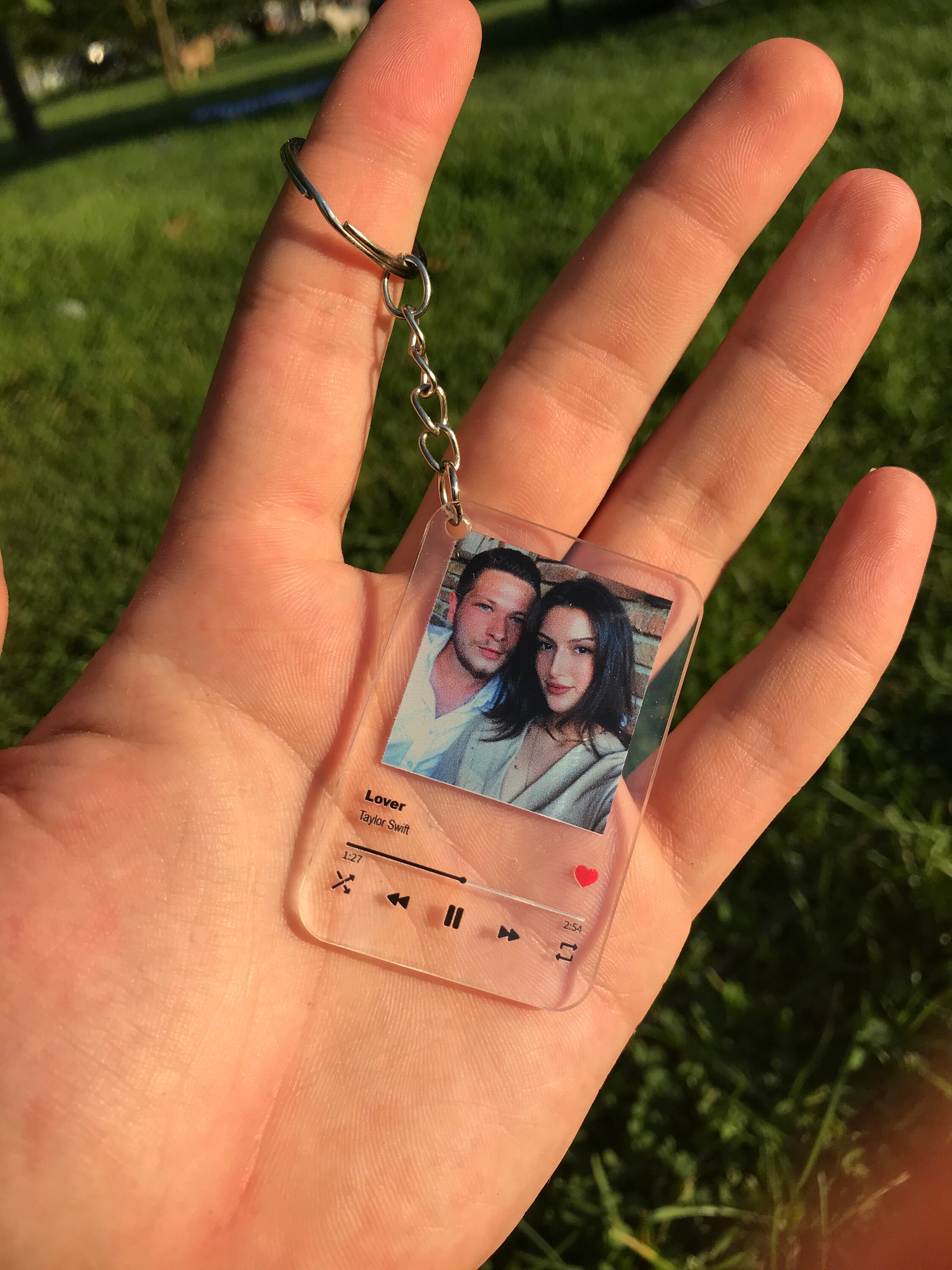 Personalized Song Keyring Customised Music Keychain Music Etsy