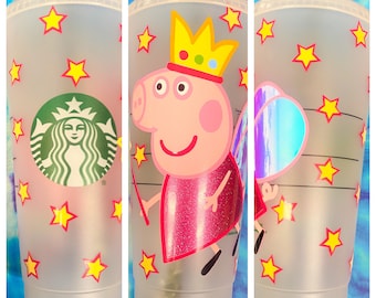 Peppa Pig Starbucks Cup | Peppa Pig Theme | Peppa Pig Cartoon | Cute Peppa Pig