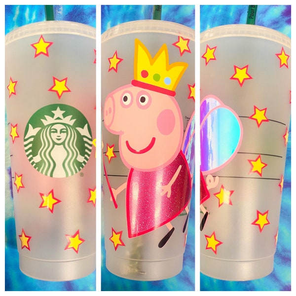 Peppa Pig Starbucks Cup | Peppa Pig Theme | Peppa Pig Cartoon | Cute Peppa Pig