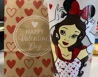 Belle Cup | Beauty & the Beast Cold Cup | Disney Valentines Day Princess Cup | Starbucks Belle Valentines Day Cup | Belle Valentines Day Cup