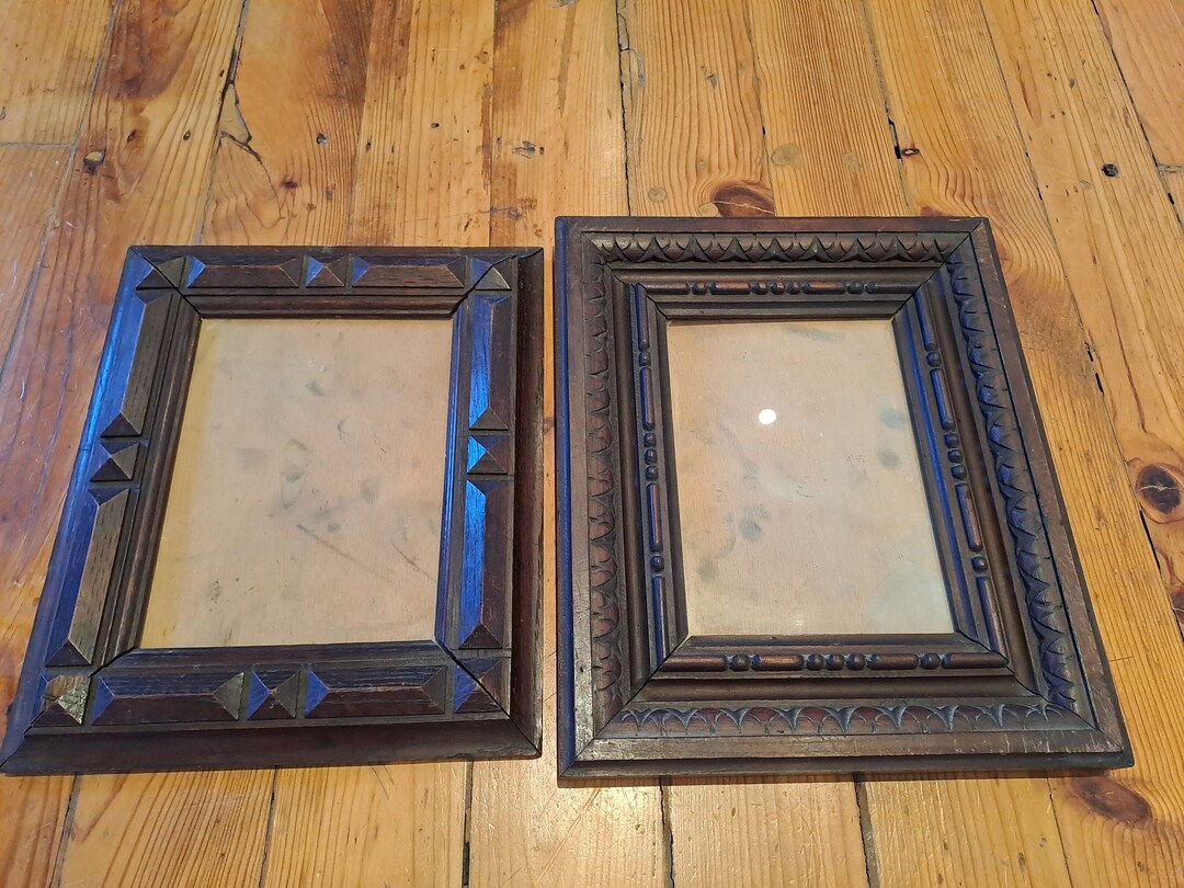 Pair of Old Solid Wood Frames for Photo or Artfrance 19th Century ...