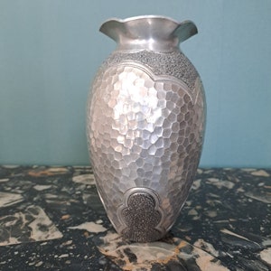 Liberty UK art deco 20&#39;s country chic tin vase