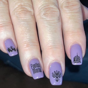 Décalcomanies à ongles Haunted Mansion