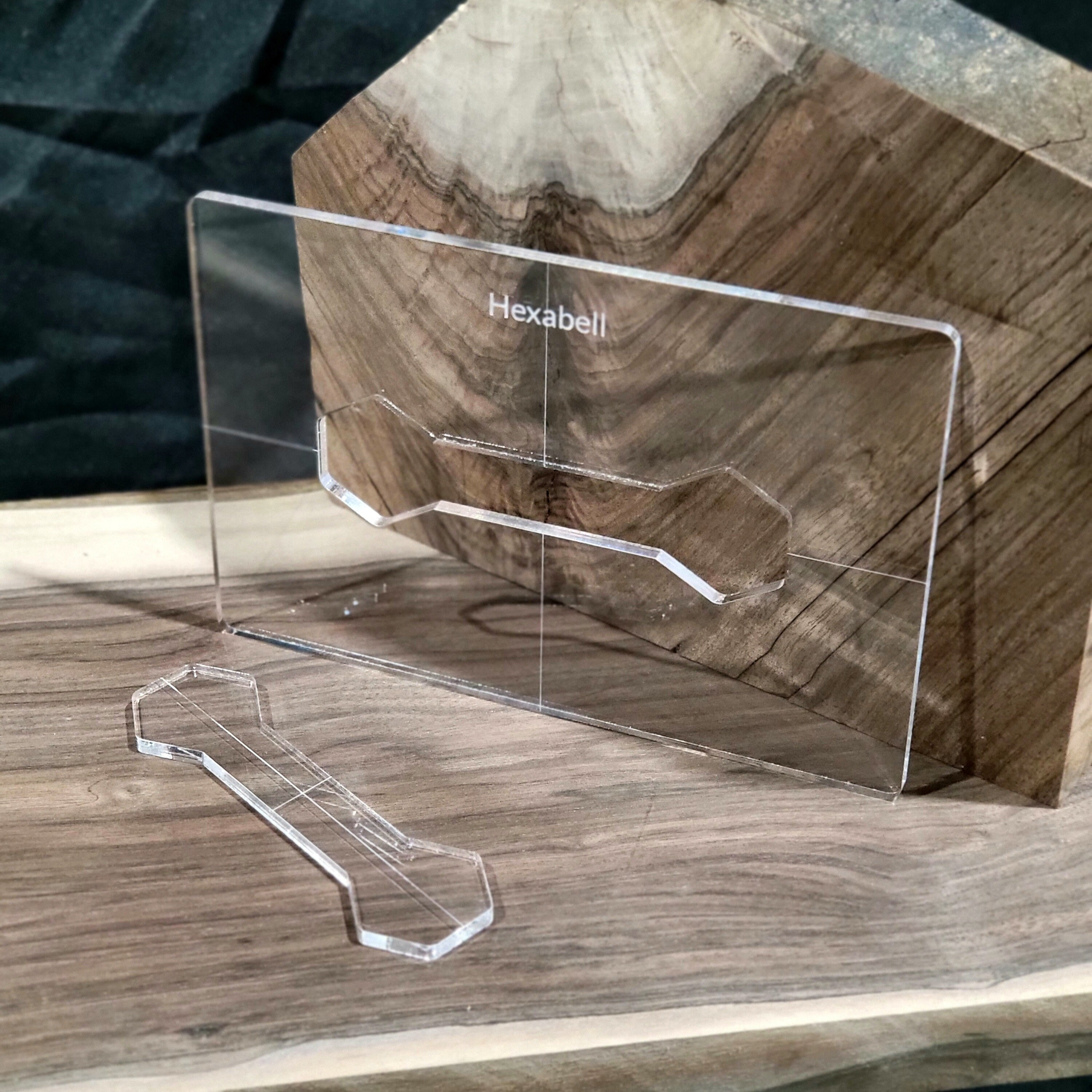 Laser Cut Router Templets or Jigs for Woodworking. Bowtie, Barbell, and ...