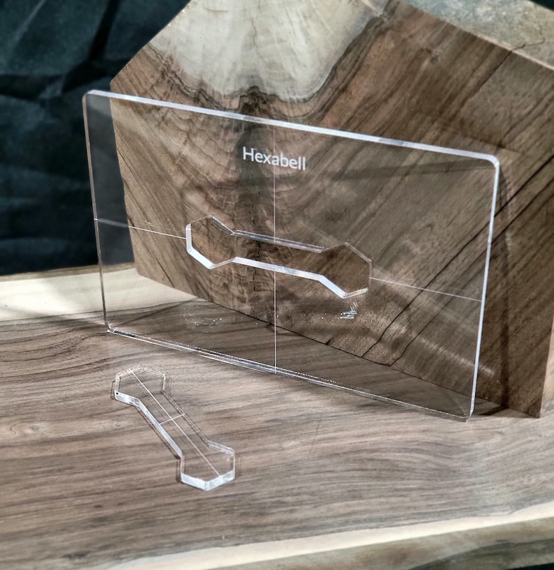 Laser Cut Router Templets or Jigs for Woodworking. Bowtie, Barbell, and ...