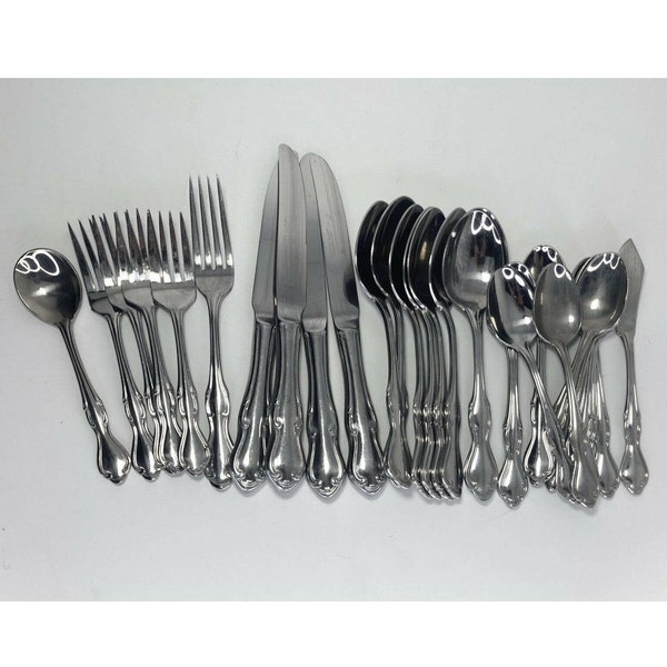 Leonard Stainless Korea Flatware Etsy