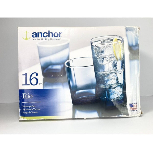 anchor hocking rio 16 piece drinkware set
