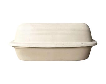 Pampered Chef XL Covered Roaster Baker & Lid Family Heritage Stoneware 17”