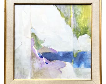 1969 John William Guerin (1920-2016, TX) “Cypriot” Framed Original Oil on Paper