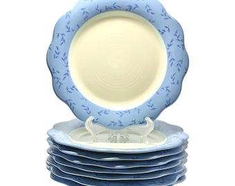 Pfaltzgraff “Summer Breeze” Set of 8 Ceramic Salad Plates 9”